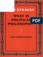 Leo Strauss - What Is Political Philosophy