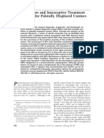 Risk Indicators and Interceptive Treatment Alternatives For Palatally Displaced Canines2010 - 16 - 3 - 186 - 192