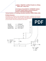 Two Dimensional Pipe Flow in A Junction