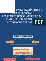 Criterios para El Análisis de Las Secuencias