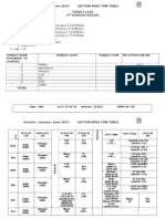 New Time Table EFGH 2014