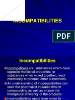 Incompatibilities