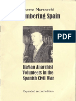 Remembering Spain - Italian Anarchist Volunteers in The Spanish Civil War