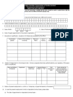 Dedicated Freight Corridor Corporation of India Limited: (Application Format)