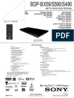 Sony Bdp-S490service Manual