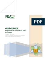 Guidelines On The Regulation of Clinical Trials in The Philippines