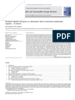 Pyrolysis Liquids and Gases As Alternative Fuels in Internal Combustion