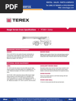 TEX RT335 Especificaciones