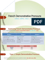 French Demonstrative Pronouns