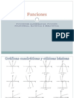 Funciones Polinomiales, Racionales e Irracionales