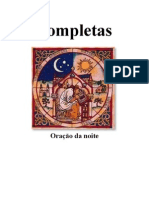 Completas Oração Da Noite Da Liturgia Das Horas Ou Ofício Divino - Semna