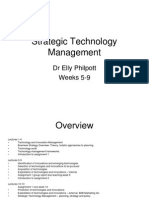 Strategic Technology Management - Weeks 5-9-2015