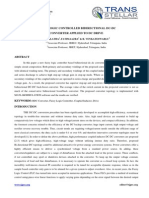 Fuzzy Logic Controlled Bidirectional DC-DC Converter Applied To DC Drive