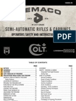 Diemaco Semi-Automatic Rifles and Carbines (Operator's Safety and Instruction Manual)