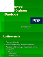 Presentación Audiometría Impedanciometría