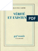 Sartre - Verite Et Existence