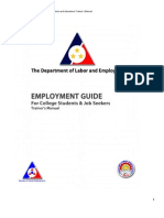 Job Seekers Employment Guide Training Manual - Colored