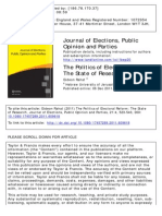 Journal of Elections, Public Opinion and Parties