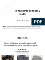 Análisis de Muestras de Rocas y Fluidos ROCAS PDF