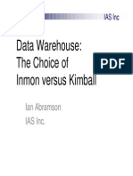 Inmon Vs Kimball