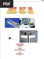 Gyanesh Tiwari Roll No.6261924 XII (Science)