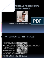 Responsabilidad Profesional de Enfermeria