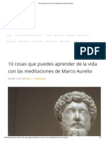 10 Lecciones de Vida Con Las Meditaciones de Marco Aurelio