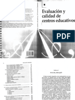 LECTURA 1-1. Bloque 1. Evaluacion y Calidad de Centros Educativos. Casanova, M. P. 7-16