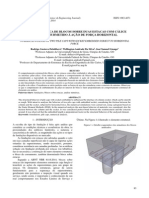 Analise Numérica de Blocos Sobre Duas Estacas Com Cálice Embutido Submetido À Ação de Forças Horizontais