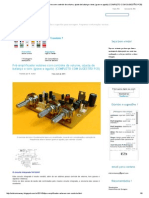 Eletrônica Easy - Pré-Amplificador Estéreo Com Controle de Volume, Ajuste de Balanço e Tons (Grave e Agudo) (COMPLETO COM SUGESTÃO PCB)