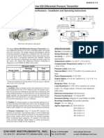 DP Sensor Tech Sheet (Dwyer Series 629)