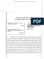 Prestige Flag v. Par Aide - Order Denying PI