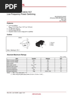 Silicon N Channel MOS FET Low Frequency Power Switching: Features