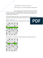 Técnicas de Resolución de Sudokus