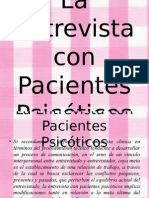 La Entrevista Con Pacientes Psicóticos