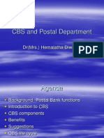 CBS and Postal Department