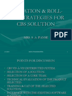 Migration & Rollout Strategies For Cbs Solution