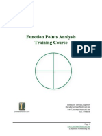 Function Points Analysis Training Course: Instructor: David Longstreet 816.739.4058