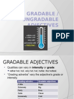 Gradable Ungradable Adjectives