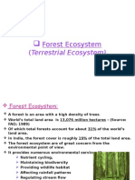 Forest Ecosystem (Terrestrial Ecosystem)