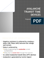 Avalanche Transit Time Devices