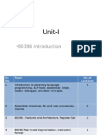 Unit-I: - 80386 Introduction