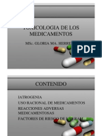 Intoxicaciones Medicamentosas