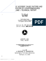 Motorcycle Accident Cause Factors and Identification of Countermeasures Volume I - Technical Report