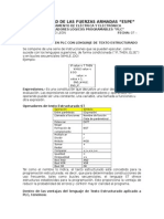 Programación en PLC Con Lenguaje de Texto Estructurado