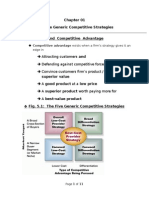 The Five Generic Competitive Strategies