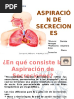 Aspiración de Secreciones Dannii Venegas M. !