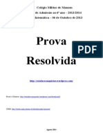 CMM Prova Resolvida Mat 613 PDF