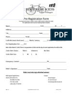 Pre Registration Form Rev 1