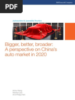 McKinsey Perspective On Chinas Auto Market in 2020 PDF